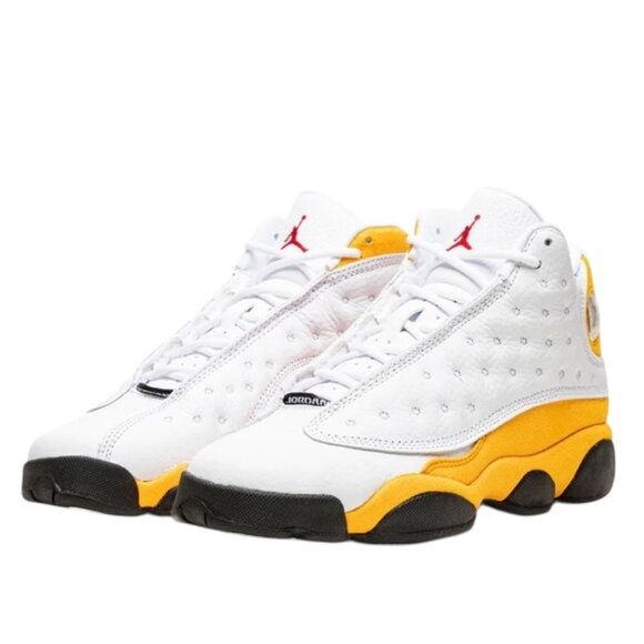 Air Jordan 13 Retro GS Del Sol Kids Basketball Shoes Size 5.5 Yellow NEW - Picture 3 of 7